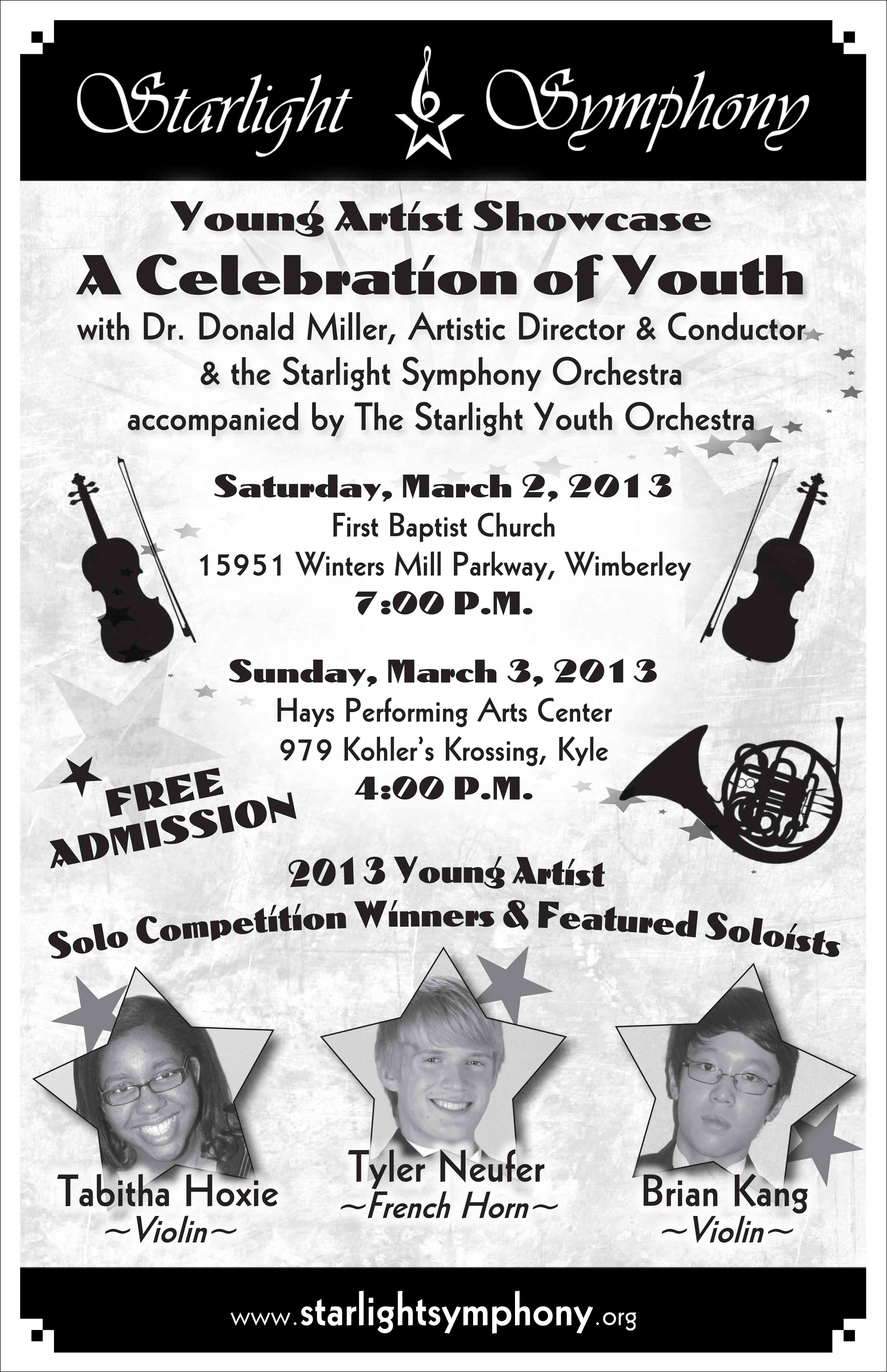 Starlight Symphony Young Artist Showcase