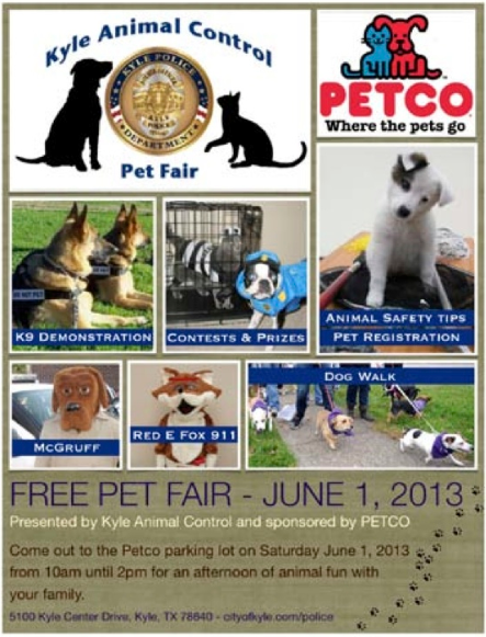 City of Kyle Animal Control Pet Fair
