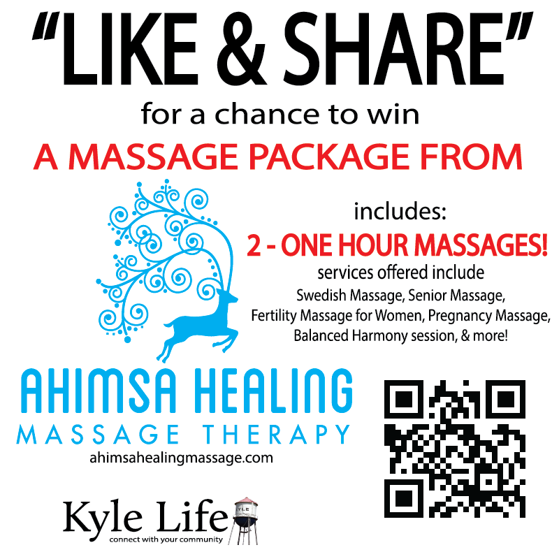 Massage Package Giveaway from Ahimsa Healing Massage!