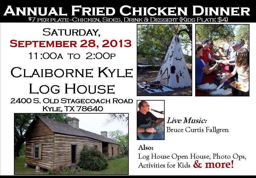 Claiborne Kyle Log House Fried Chicken Dinner 2013