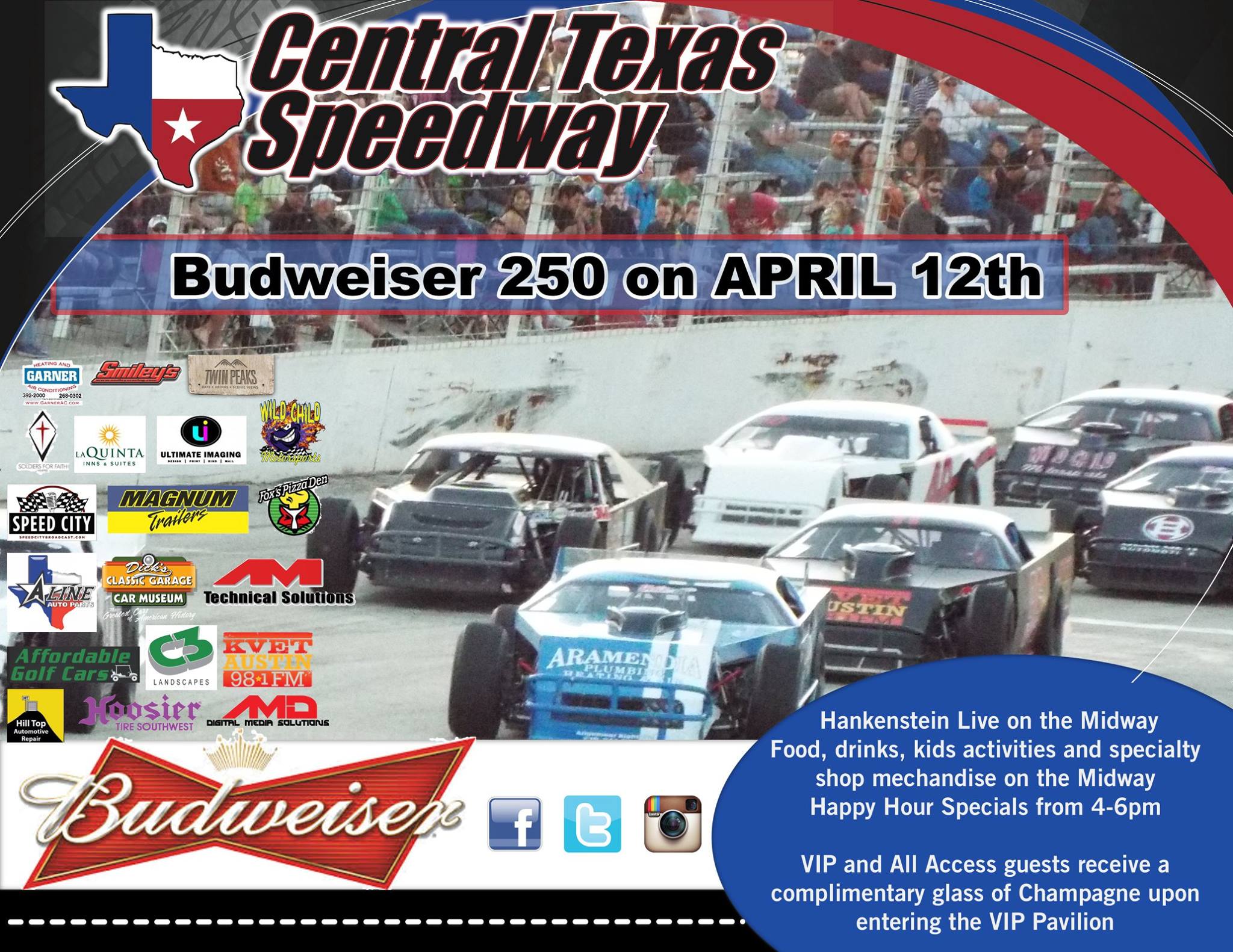 The Budweiser 250 at Central Texas Speedway