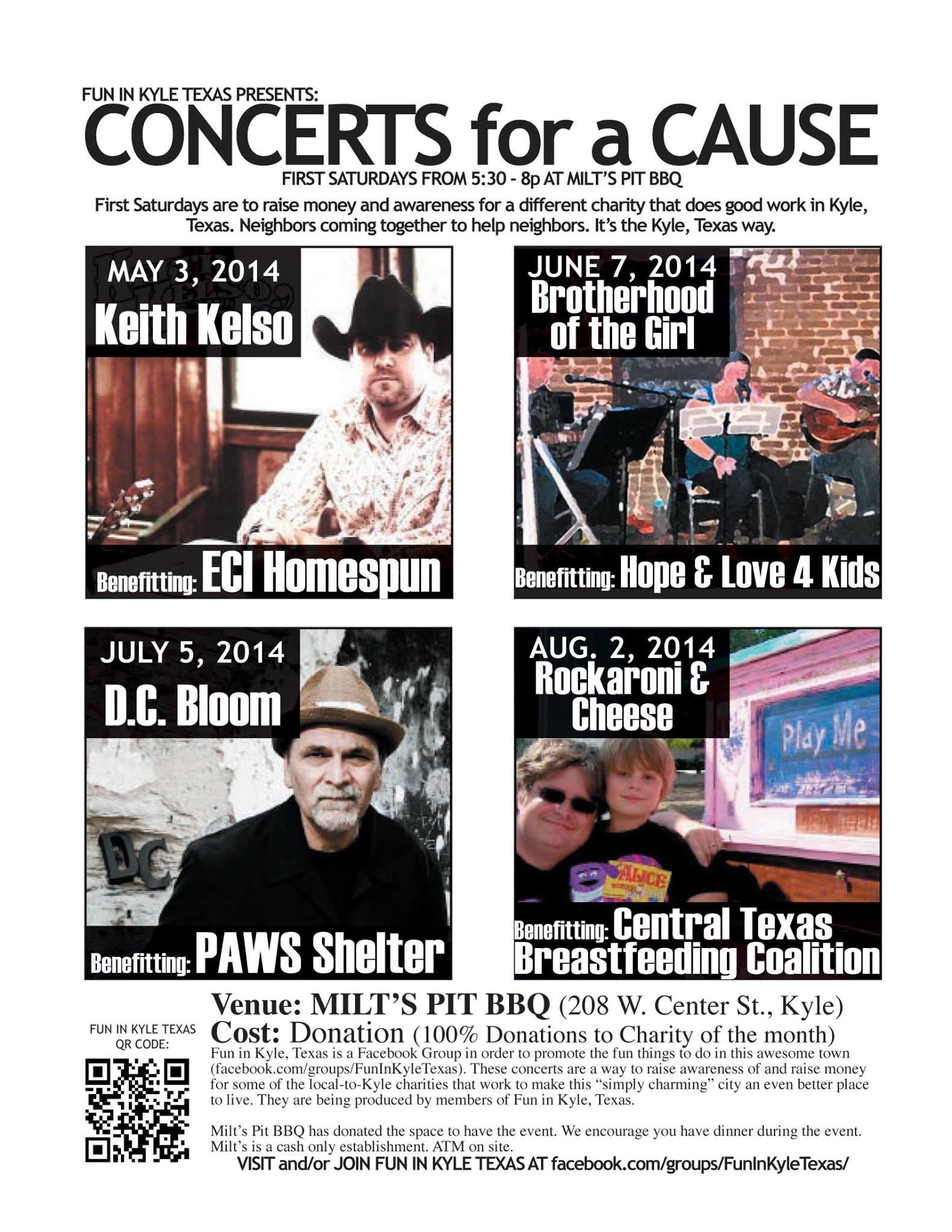 Concerts For A Cause w/ Keith Kelso