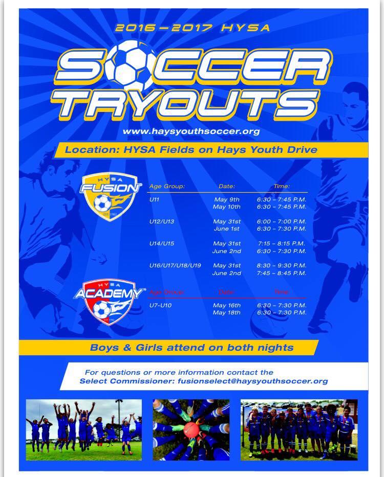 HYSA Soccer Tryouts
