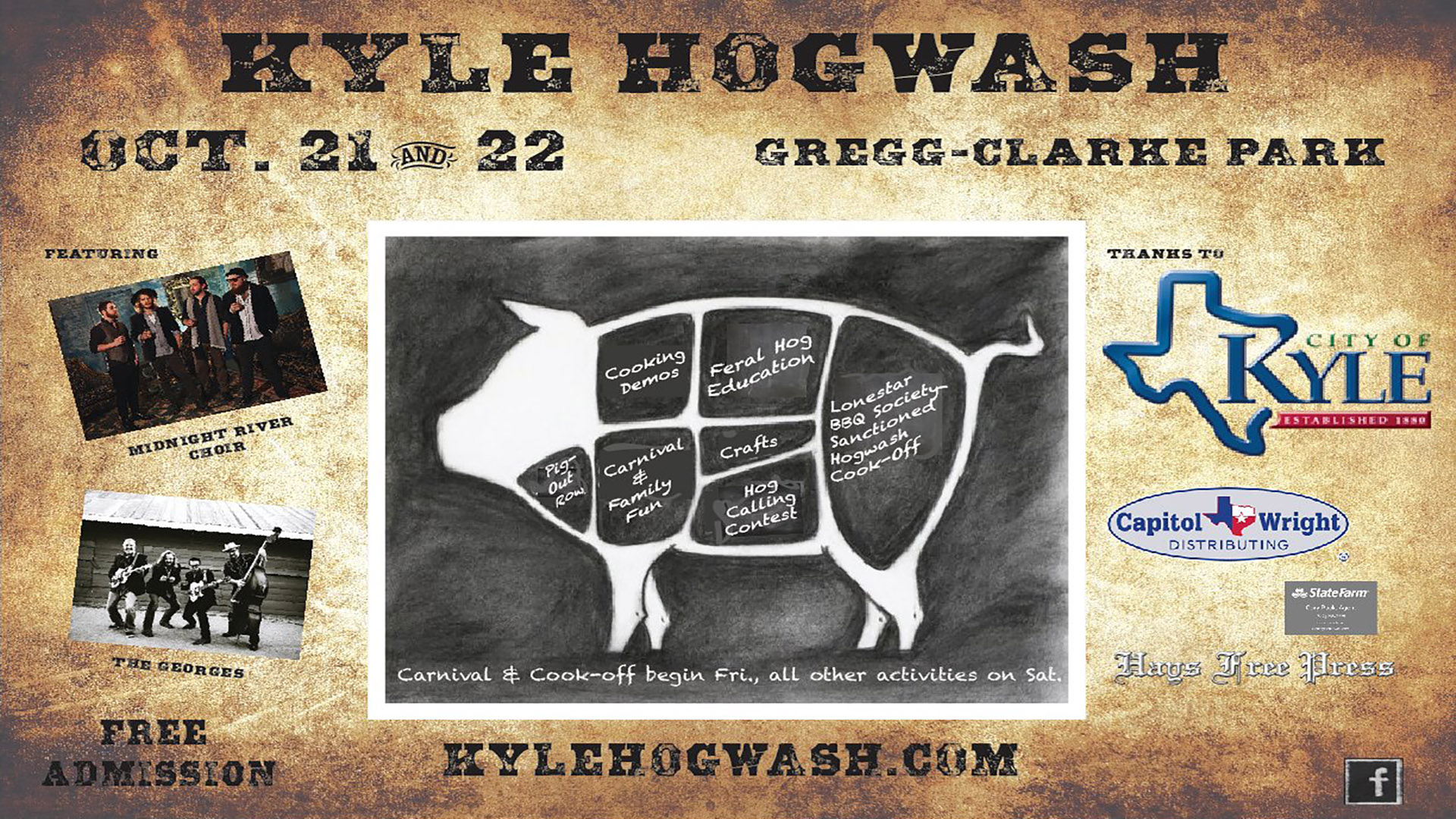 Kyle Hogwash Festival & BBQ Cook-Off